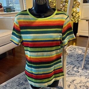 SHEIN Multicolor Knit Top